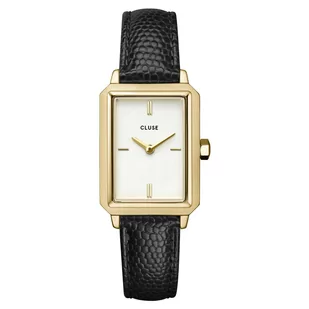 Zegarek Cluse Zegarek CW11504 Black Lizard/Gold - - Zegarki damskie - miniaturka - grafika 2