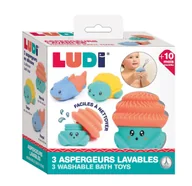 Zabawki do kąpieli - Ludi - Bath Animals - 3 Pcs - Lu40074 - miniaturka - grafika 1