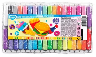 Maksik, Zestaw lekkiej ciastoliny, 36 kolorów - Masy plastyczne - miniaturka - grafika 1
