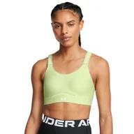 Bielizna sportowa damska - Biustonosz treningowy Under Armour UA Infinity High 2.0 Bra - zielony - UNDER ARMOUR - miniaturka - grafika 1