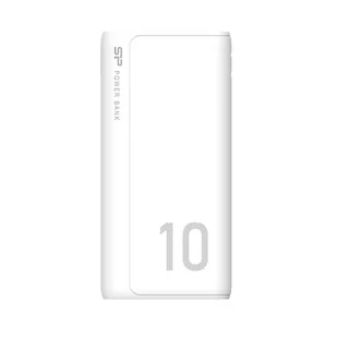 Silicon Power Powerbank GP15 10000mAh 1x USB-C, 2x USB-A, biały SP10KMAPBKGP150W - Powerbanki - miniaturka - grafika 1