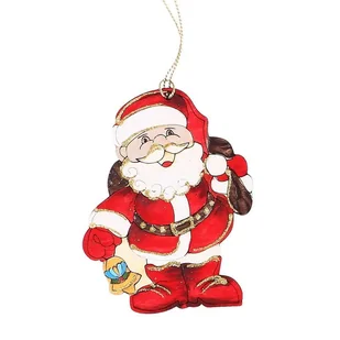 Zawieszka świąteczna - Mikołaj - Ozdoby bożonarodzeniowe - miniaturka - grafika 1