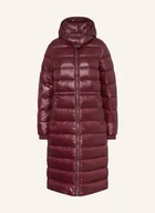 Płaszcze damskie - Tommy Hilfiger Płaszcz Puchowy Z Odpinanym Kapturem rot - miniaturka - grafika 1