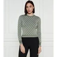 Swetry damskie - GUESS Sweter LISE Slim Fit - miniaturka - grafika 1