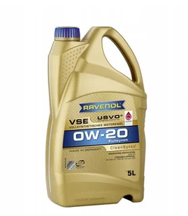 RAVENOL VSE 0W20 USVO 5L - Oleje silnikowe RAVENOL VSE 0W20 USVO 5L - Oleje silnikowe - miniaturka - grafika 1