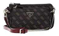 Torebki damskie - Guess Noelle DBL Pouch Crossbody, Torba damska, jeden rozmiar, br?zowy, Taille unique - miniaturka - grafika 1