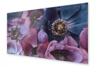 Dekoracje domu - Panel kuchenny HOMEPRINT Różowe kwiaty anemony 120x60 cm - miniaturka - grafika 1