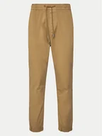 Spodnie męskie - Tommy Jeans Joggery Austin DM0DM20283 Beżowy Slim Fit - miniaturka - grafika 1