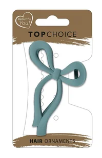 TOP CHOICE KLAMRA DO WLOSOW L - KOKARDA MATOWA (20278) 1 SZT. - MIX KOLORÓW - Ozdoby do włosów - miniaturka - grafika 1