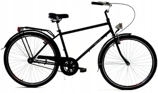 Dallas City 28" 1spd Men - czarny - Rowery - miniaturka - grafika 1