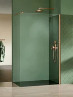 Kabiny prysznicowe - Kabina prysznicowa New Trendy Nesta 130x200 walk-in miedź uniwersalna K-1752 - miniaturka - grafika 1