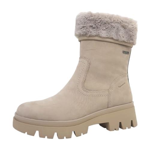 Tamaris Comfort Damskie 8-86420-41 skórzane Comfort Fit wymienna wkładka Duotex z ciepłą podszewką, botki, LT Grey Nubuk, 39 EU, Lt Grey Nubuk, 39 EU Weit