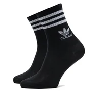 Skarpetki męskie - Zestaw 3 par wysokich skarpet unisex adidas Mid Cut Crew IL5022 Czarny - miniaturka - grafika 1