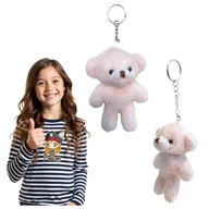 Maskotki i pluszaki - Brelok Pluszowy Różowy Misiu maskotka Captain Mike - miniaturka - grafika 1