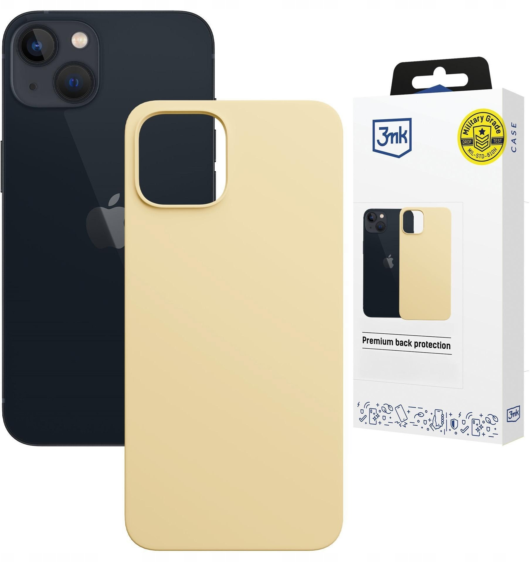 3MK Apple iPhone 15 - 3mk Hardy Mellow MagCase Yellow