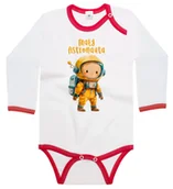 Body dla niemowląt - Body dziecięce Mały Astronauta W Żółtym Skafandrze Kosmonauta Kosmos 74/80 - miniaturka - grafika 1