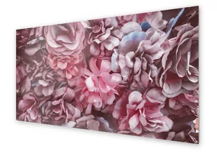 Panel kuchenny HOMEPRINT Różowe sztuczne róże 125x50 cm - Dekoracje domu - miniaturka - grafika 1