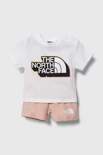 Komplety dla niemowląt - The North Face komplet bawełniany niemowlęcy COTTON SUMMER SET kolor różowy - grafika 1