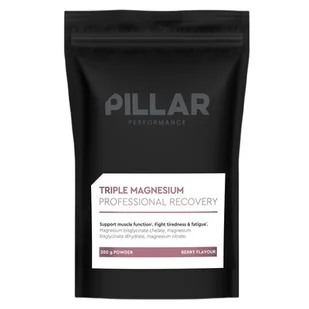 Magnez PILLAR Performance Triple Jagodowy (200 g) - Witaminy i minerały dla sportowców - miniaturka - grafika 1
