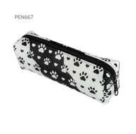 Piórniki - Piórnik jednokomorowy czarny lapy - miniaturka - grafika 1