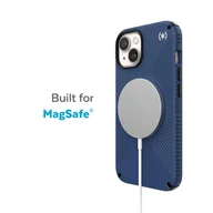 Etui i futerały do telefonów - Speck Presidio2 Grip MagSafe - Antypoślizgowe etui iPhone 14 / iPhone 13 (Coastal Blue / Black / White) - miniaturka - grafika 1