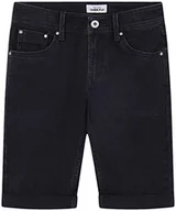 Spodenki damskie - Pepe Jeans Szorty chłopięce Becket Short, Czarny (Denim-xr0), 8 lat - miniaturka - grafika 1