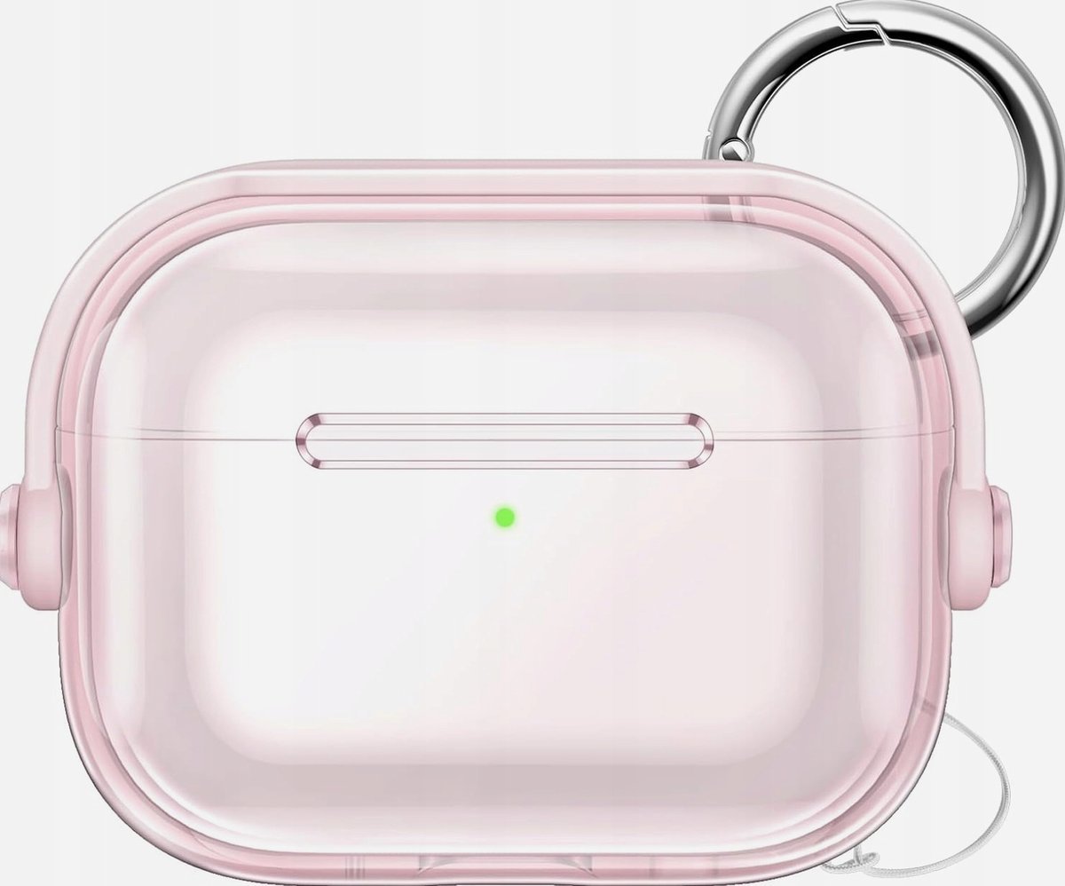 JETech Przezroczyste Etui z Bezpiecznym Zamknięciem dla AirPods Pro 3 (2025) z Brelokiem, Wysoce Przezroczysty Miękki TPU, Odporny na Wstrząsy Ochro..