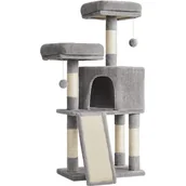 Drapaki dla kotów - Drapak dla kota MUFART PCT141W01 Jasnoszary - miniaturka - grafika 1