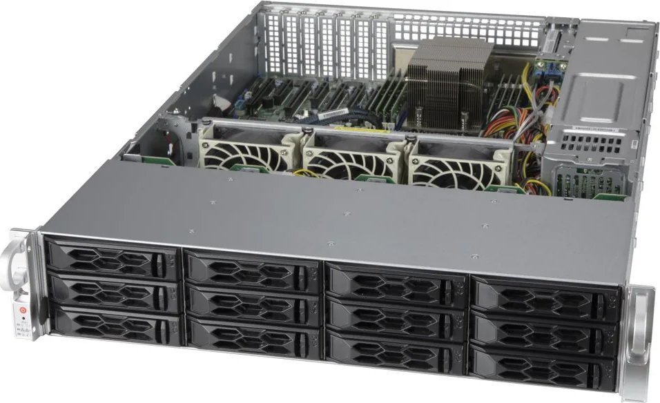 Obudowa serwerowa SuperMicro Supermicro Gehäuse SuperChassis 2U CSE-LA26AC12- R1K03LP1