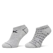 Skarpetki damskie - Zestaw 2 par stopek damskich Calvin Klein 701218779 Szary - miniaturka - grafika 1