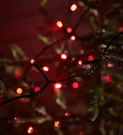 Lampy ogrodowe - Choinkowe światełka girlanda 3m 200 LED 20W flash multikolor - miniaturka - grafika 1