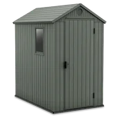 Altany ogrodowe - KETER DOMEK NARZĘDZIOWY/OGRODOWY DARWIN 4x6 ZIELONY 125,8 x 184,5 x 205cm - miniaturka - grafika 1