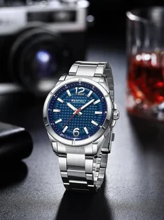 Zegarek Srebrny zegarek męski bransoleta duży solidny Perfect M118 - Zegarki męskie - miniaturka - grafika 2