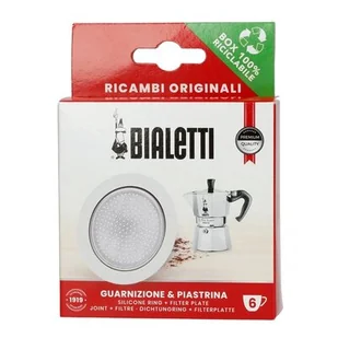 Bialetti - Uszczelka + sitko do kawiarek aluminiowych Bialetti 6tz - Pozostałe akcesoria kuchenne - miniaturka - grafika 1