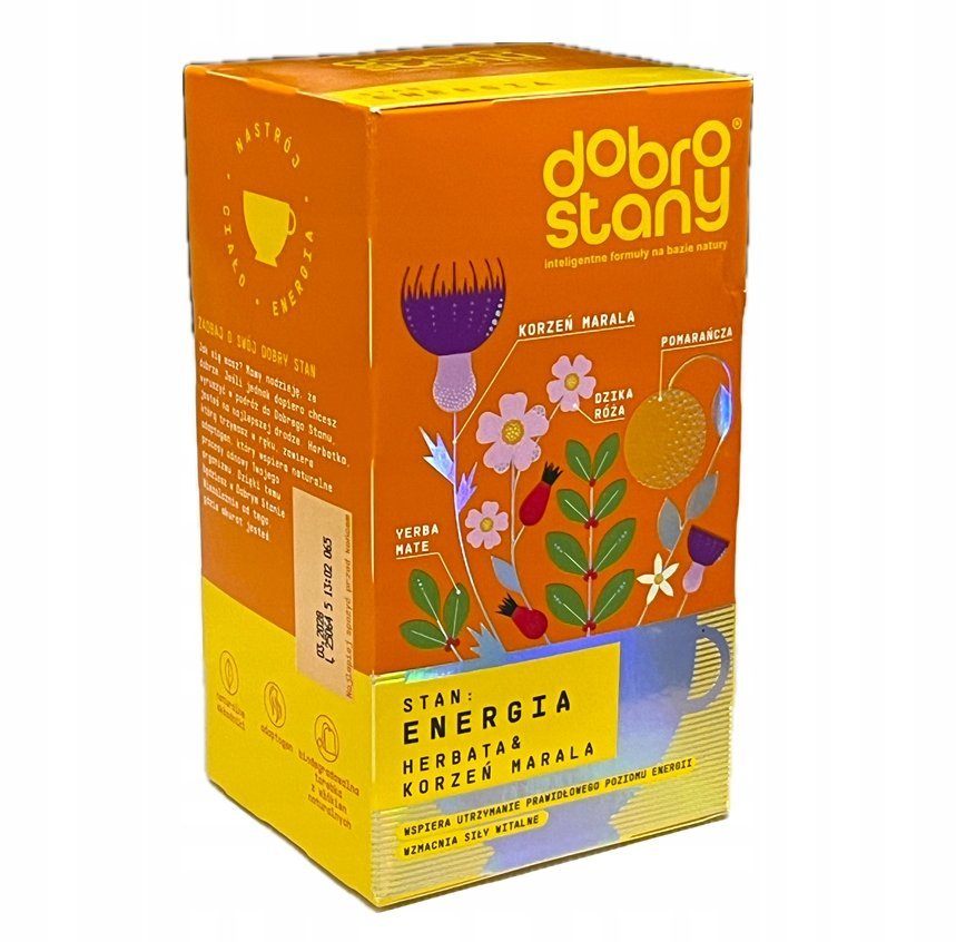 Dobrostany ENERGIA Herbata & Korzeń Marala 20 Kopertek 40g