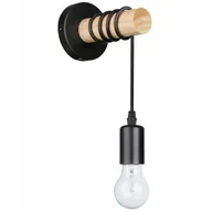 Lampy ogrodowe - Kinkiet E27 LED Eos wiszący x1 czarny + WD - miniaturka - grafika 1