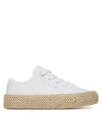 Buty dla chłopców - Tommy Hilfiger Espadryle T3A9-33732-0890100 Biały - miniaturka - grafika 1