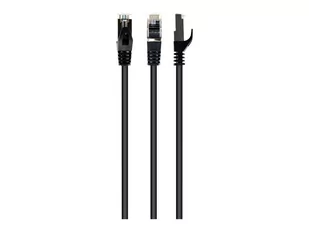 GEMBIRD PP6A-LSZHCU-BK-10M patchcord RJ45 cat. 6A SFTP LSZH 10m czarny - Kable miedziane - miniaturka - grafika 1