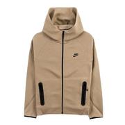 Swetry męskie - Nike FB7921-247 M NK TCH FLC FZ WR Hoodie Długi sweter Męski Khaki/Czarny Rozmiar L - miniaturka - grafika 1