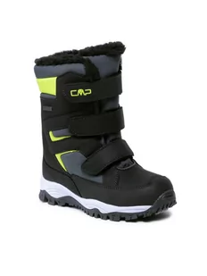 CMP Śniegowce Kids Hexis Snow Boot Wp 30Q4634 Czarny Czarny - Buty dla chłopców - miniaturka - grafika 1