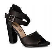 Sandały damskie - SANDAŁY DAMSKIE BIG STAR CZARNE W274308 R36 - miniaturka - grafika 1