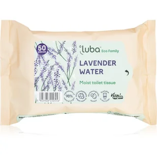 Luba Eco Family nawilżany papier toaletowy z Wodą Lawendową 50szt. - Papier toaletowy - miniaturka - grafika 1