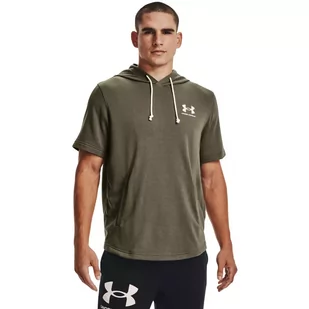 Koszulka męska Under Armour RIVAL TERRY LC SS HD - Koszulki sportowe męskie - miniaturka - grafika 1