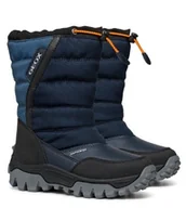 Śniegowce damskie - Geox Himalaya Śniegowce Chłopięce z Logo Granatowe 35 Jtb - miniaturka - grafika 1