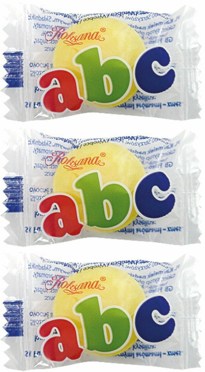 ROKSANA CUKIERKI ABC KARMELKI NADZIEWANE 2,5KG LUZ
