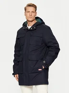 Kurtki męskie - Hunter Kurtka zimowa HARM0002242 Granatowy Regular Fit - miniaturka - grafika 1