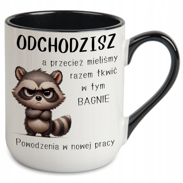 KUBEK NA POŻEGNANIE ODEJŚCIE KOLEŻANKI KOLEGI Z PRACY Z IMIENIEM NAPISEM