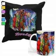 Gadżety dla niej i dla niego - ZESTAW KUBEK + POSZEWKA Z NADRUKIEM-DLA FANA PREZENT SCOOBY DOO +IMIĘ - miniaturka - grafika 1