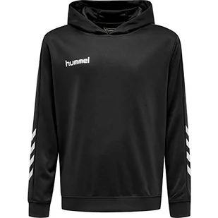 Hummel Hummel Męska bluza z kapturem Hmlpromo Poly Hoodie Noir xxl 208317-2001 - Bluzy męskie - miniaturka - grafika 1