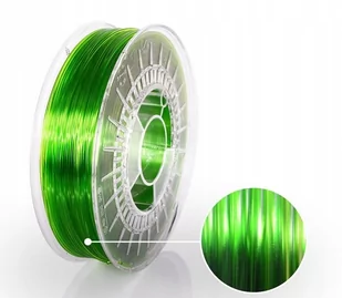 Filament Pet-g Rosa 3D 1.75mm Light Green Tr - Filamenty i akcesoria do drukarek 3D - miniaturka - grafika 1